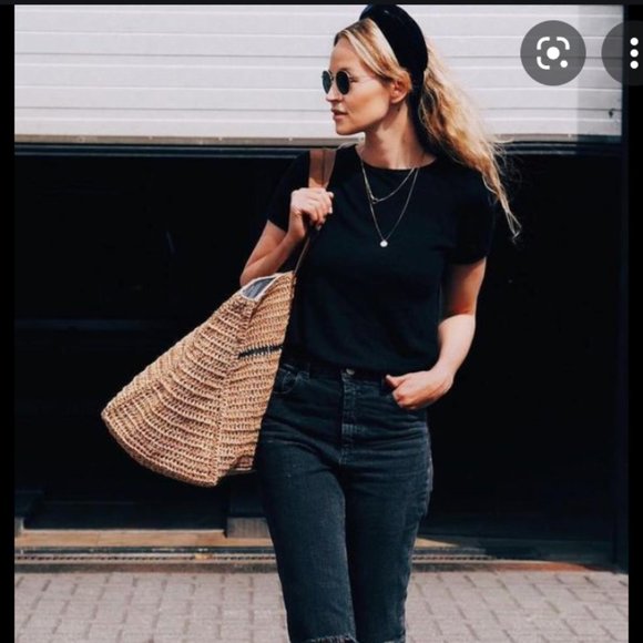 ZARA Black Velvet Scrunchie Rigid Headband main image 9